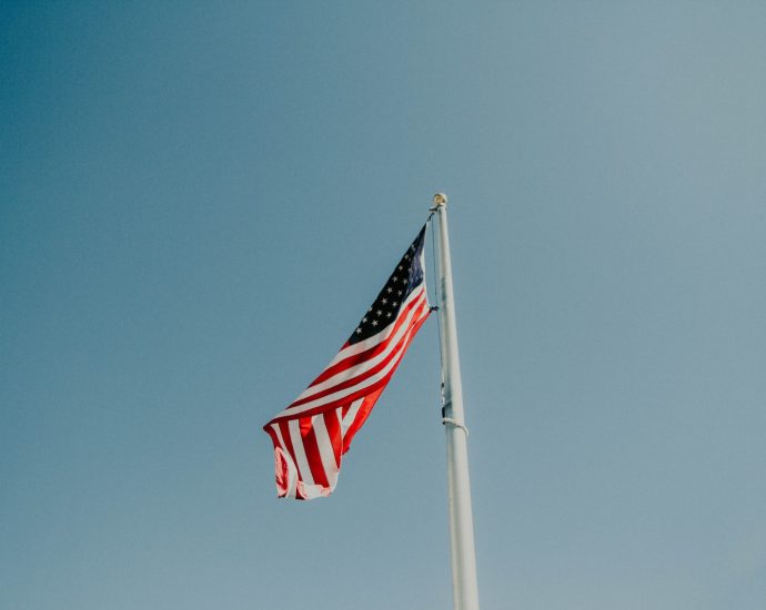 U.S. flag pole during daytime