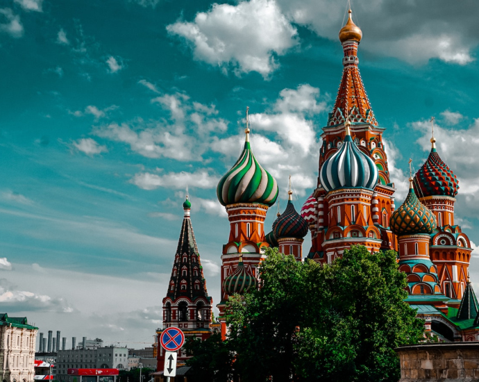 St. Basil's Cathedral at daytime