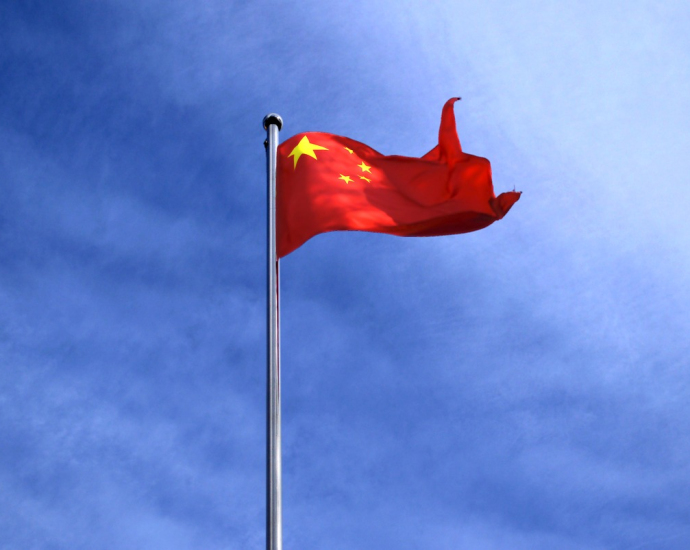 chinese flag, flutter, china