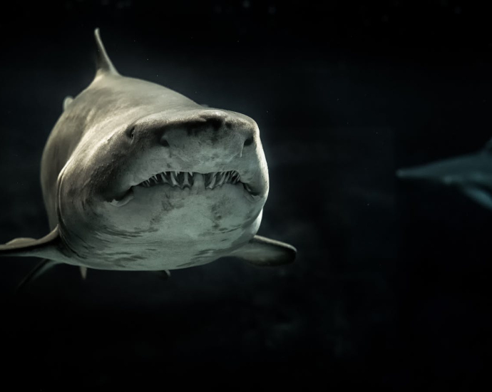 Selective Photo of Gray Shark