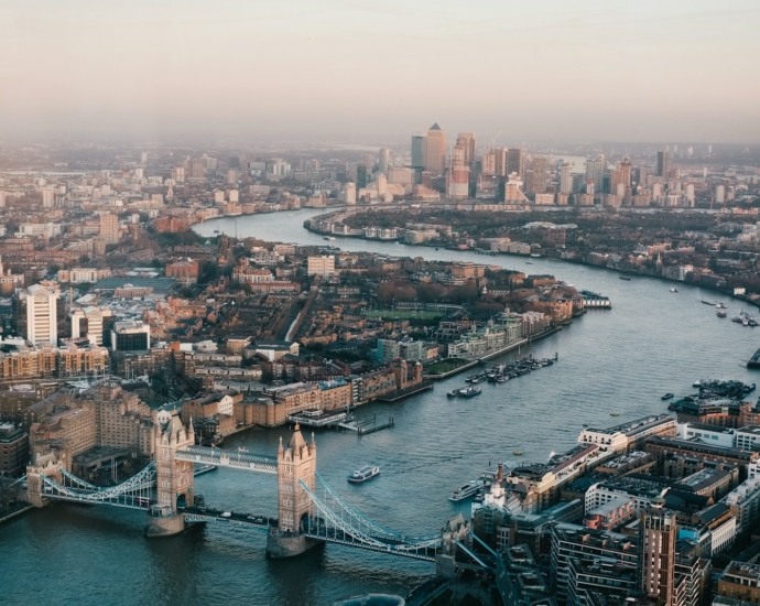 aerial photography of London skyline during daytime
