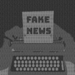 typewriter, retro, fake news
