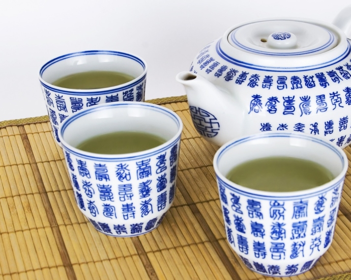 traditional, green, tea