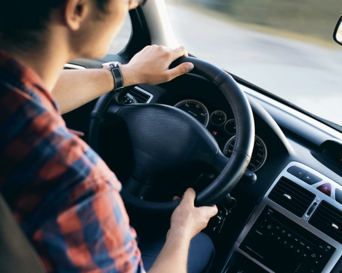 Man Inside Vehicle