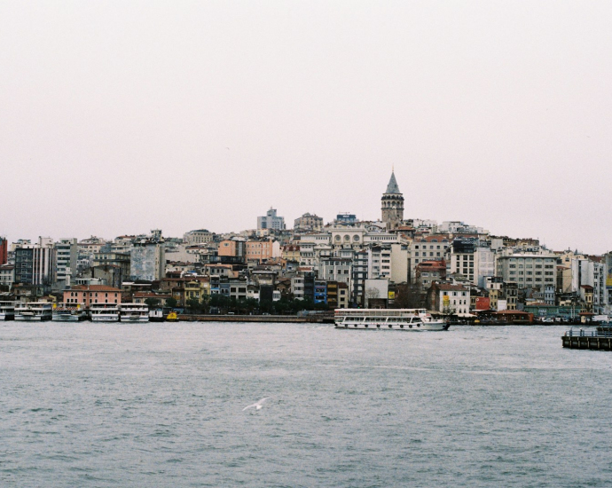 building near body of water