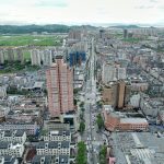 温州乐清虹桥小镇景色