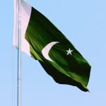 white and green flag