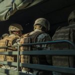 soldiers in truck