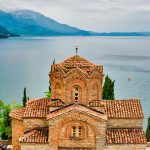 temple near body of water