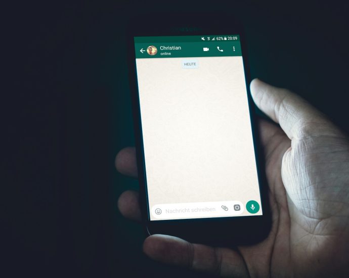 person holding smartphone