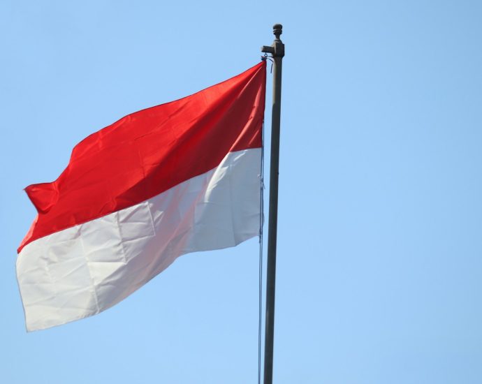 white red and black striped flag