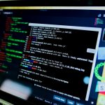 laptop compute displaying command prompt