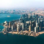 aerial photography of concrete buildings