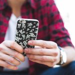 people, man, guy, iphone, accessory, mobile, phone, texting, gadget, technology, communication