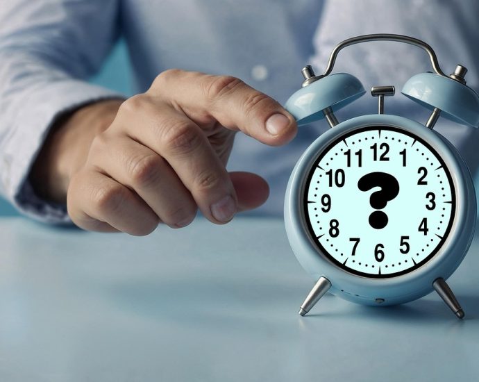 ai generated, clock, time, hours, question mark, question, symbol, summer, winter, nature, man, hand
