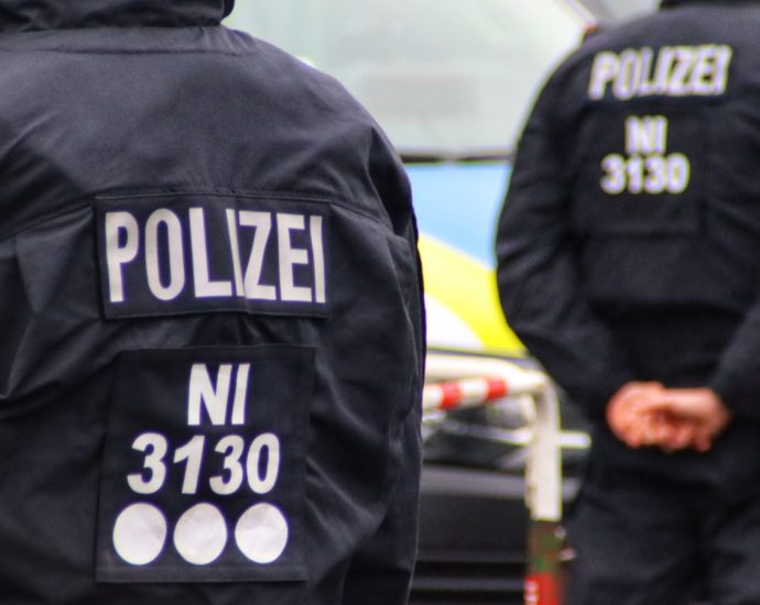 two police officers standing next to each other