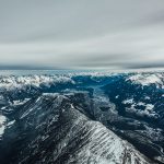 aerial view of mountain