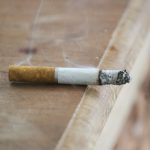 white and brown cigarette stick