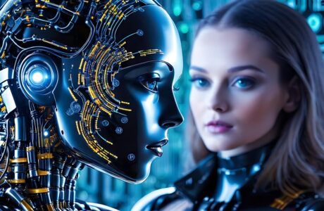 artificial intelligence, robot, technology, future, brain, face, futuristic, digital, intelligence, there, 3d, woman, machine, cyborg, artificial, computer, human, ai generated