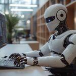 ai generated, robot, android, cyborg, bot, technology, digital, futuristic, internet, cyberpunk, electronics, science fiction, graphic, art, digitization, computer science, customer service, artificial intelligence, chatbot, chatgpt