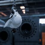 white and black round pendant