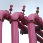 a group of pipes that are connected to each other