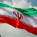 a red and white flag