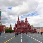A bustling day at Moscow's Red Square with diverse visitors exploring iconic landmarks.