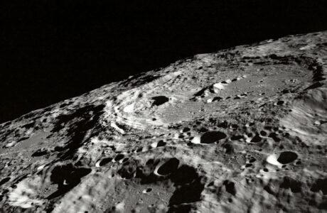 photo of moon surface